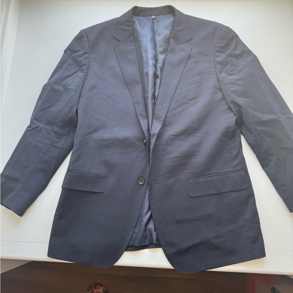 Bonobos Navy Blue Wool Sport Coat